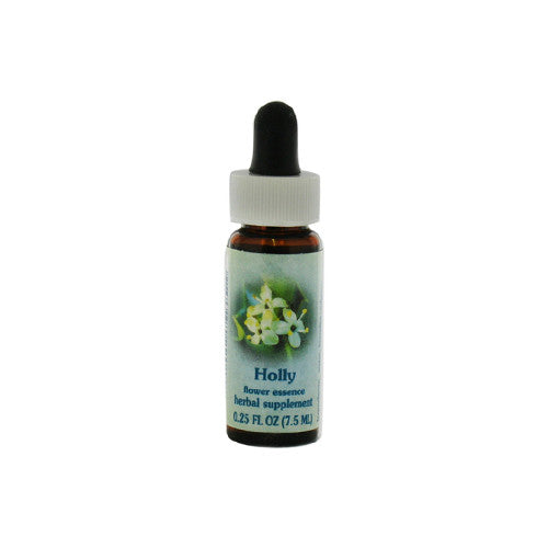 Flower Essence Holly Herbal Supplement Dropper, 0.25 Oz
